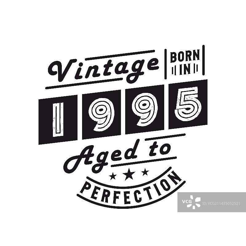 1995年复古生日庆祝图片素材