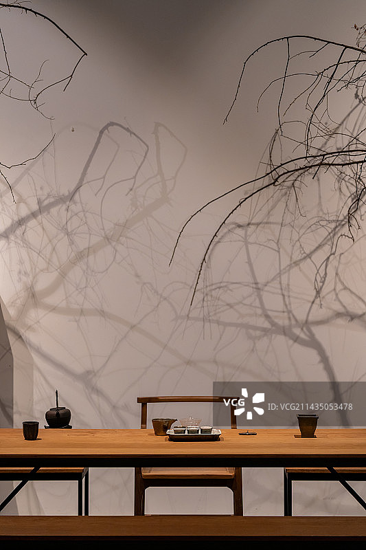 禅意茶空间图片素材