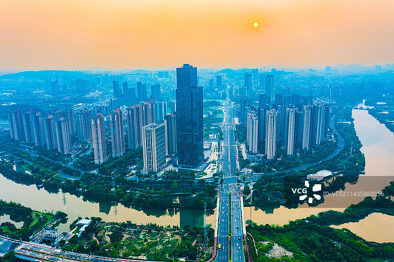 佛山市顺德区大良街道绿地中心（大良最高楼）图片素材