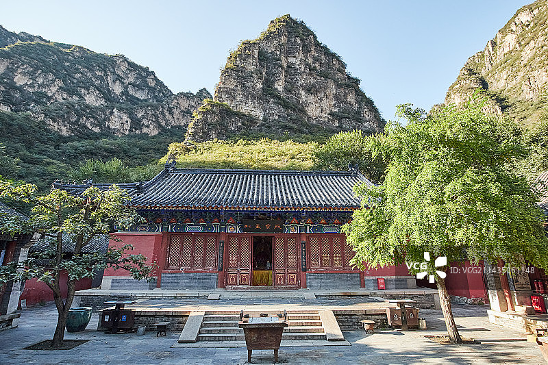 北京龙庆峡金刚寺风景图片素材