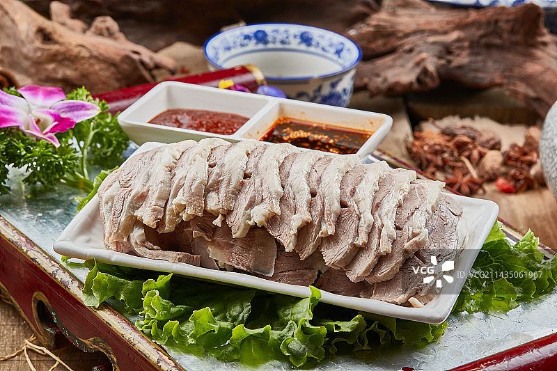 白切手把肉图片素材