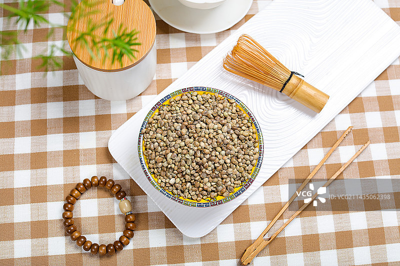 中医中药材火麻仁籽图片素材