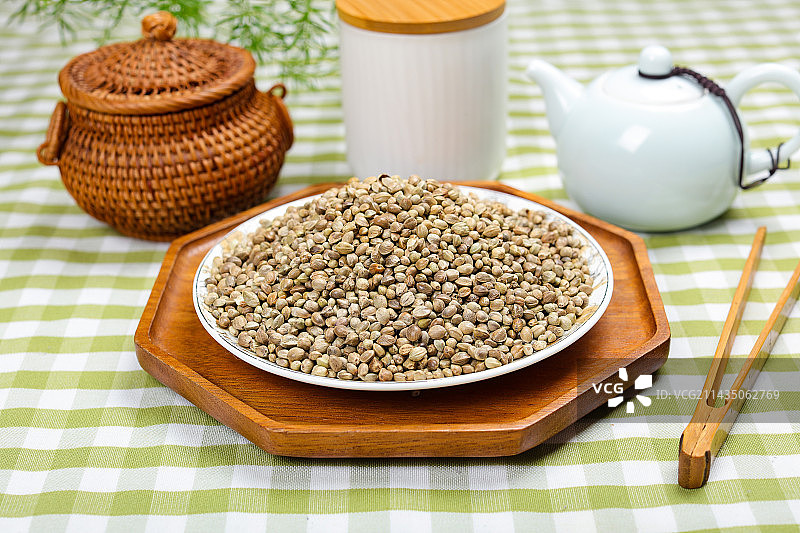 特色小吃零食麻子仁图片素材