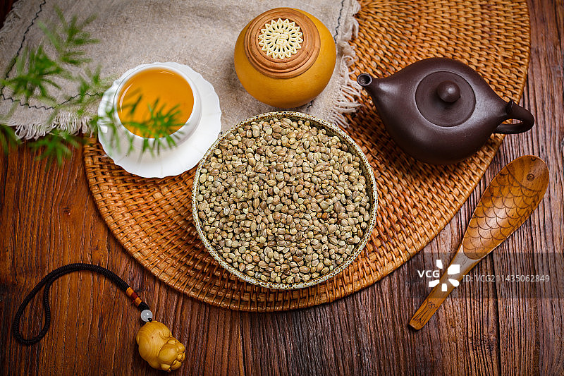 中医中药材火麻籽图片素材