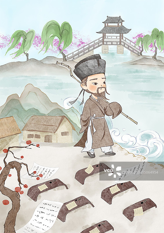 尽职苏东坡图片素材