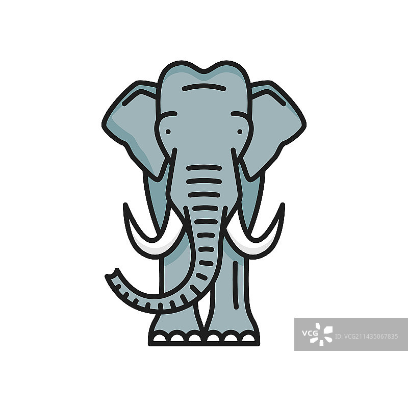 佛教大象动物象征图标图片素材