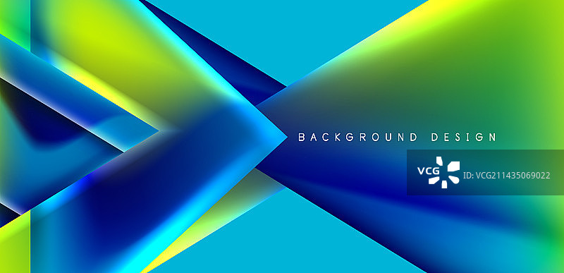 抽象背景与重叠的三角形和图片素材