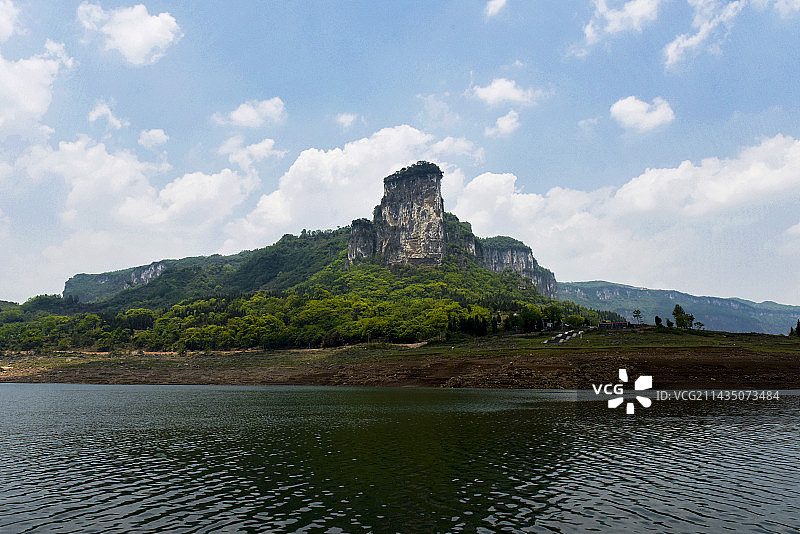 乌江源百里画廊化屋风景区图片素材