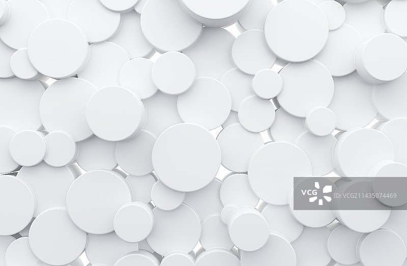 白色圆形组合成的基地图片素材