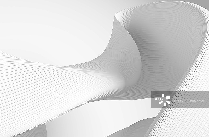 白色流畅的线条图片素材