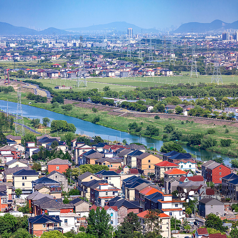 杭州余杭东苕溪图片素材