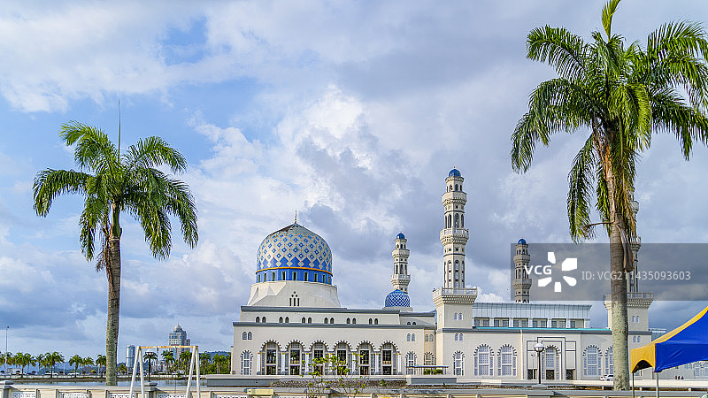 亚庇市立清真寺图片素材