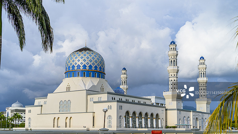 亚庇市立清真寺图片素材