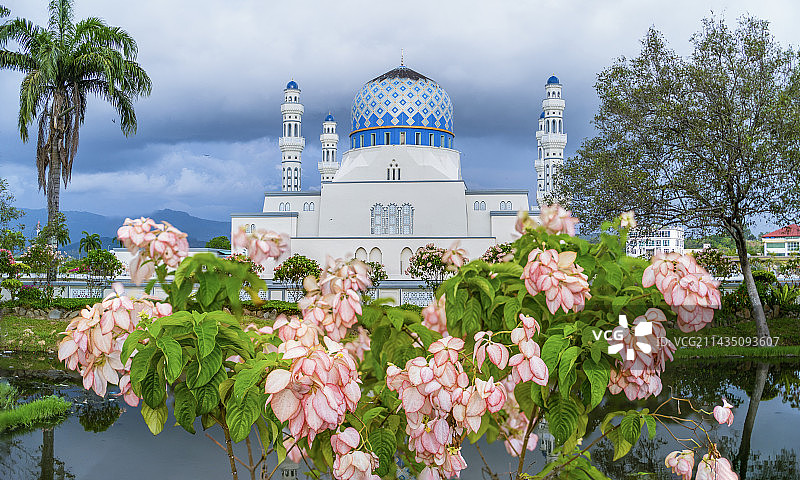 亚庇市立清真寺图片素材