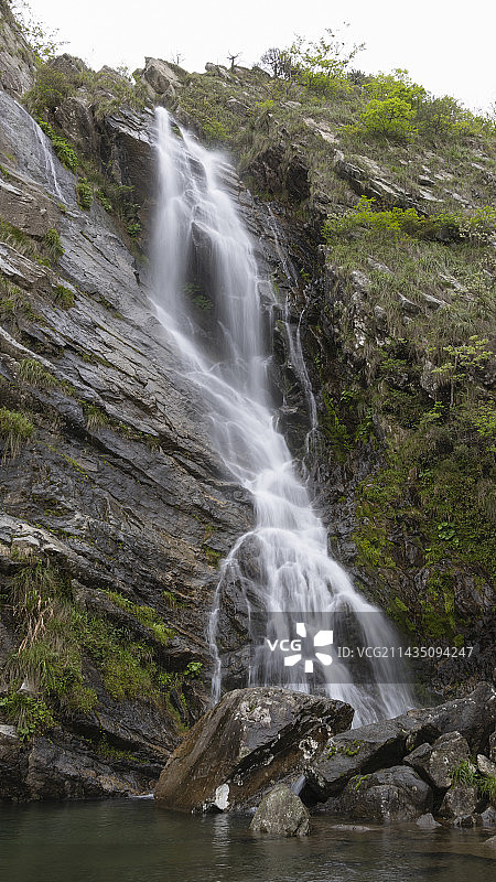 庐山大口瀑布图片素材
