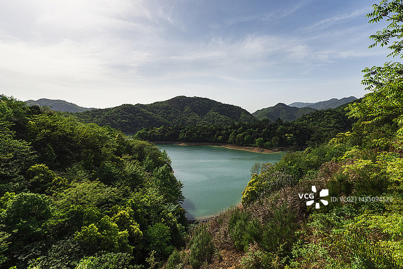 晴天自然山水风景图片素材