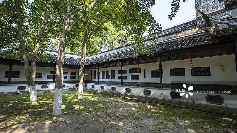 镇江焦山风景区碑林图片素材