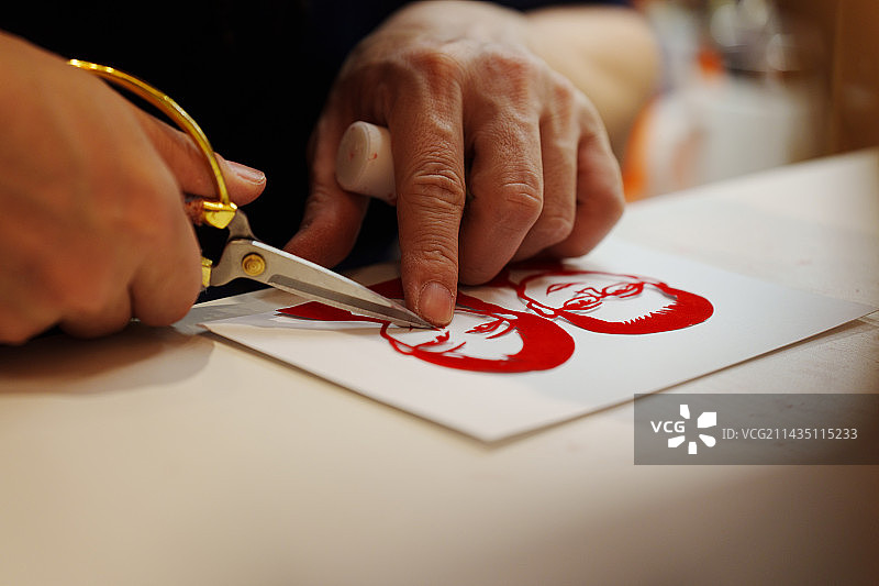 剪纸艺术，剪纸手工艺，剪纸图片素材