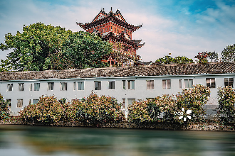 古镇文昌阁图片素材