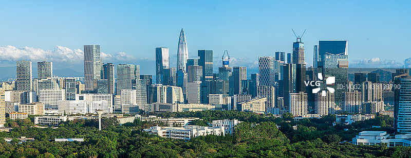 深圳南山粤海街道天际线图片素材