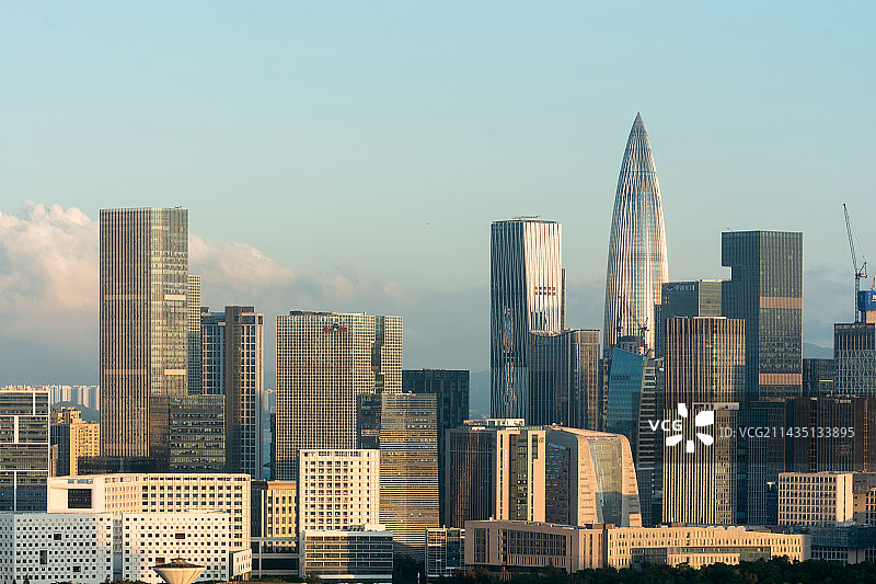 深圳南山粤海街道建筑群图片素材