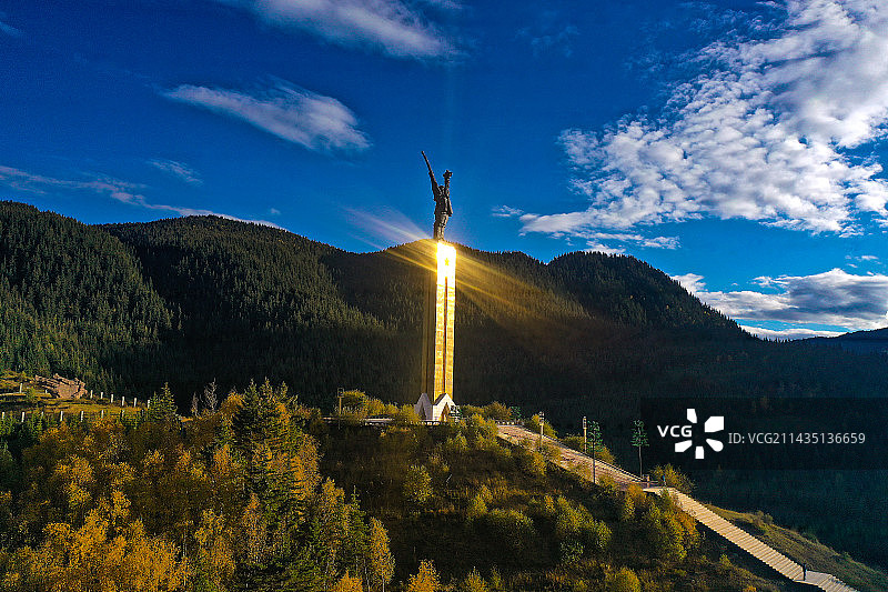 红军长征纪念碑碑园图片素材