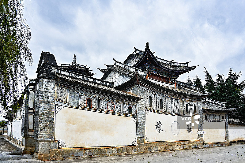 大理祥云观音阁图片素材