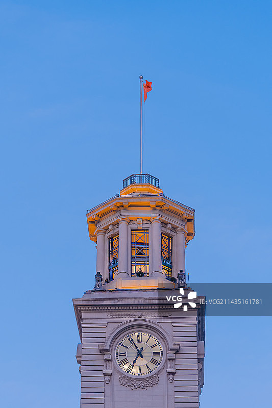 晴川阁，江汉路图片素材