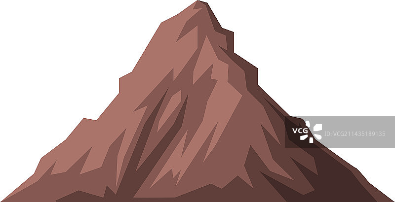 高山山峰和基岩山顶图片素材