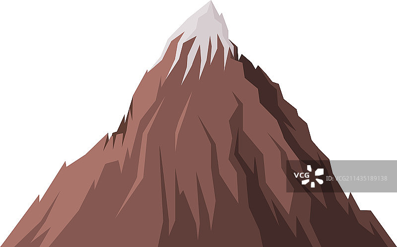 高山山峰和基岩山顶图片素材