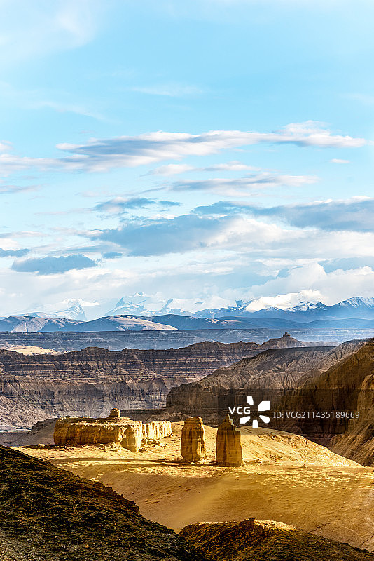 扎达土林图片素材