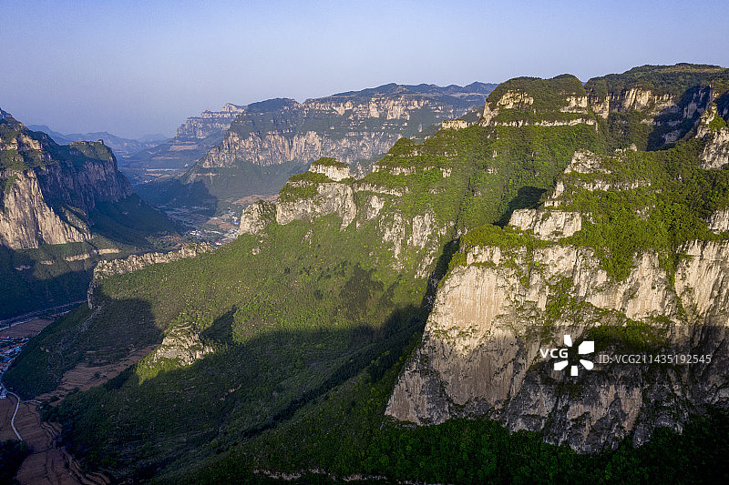 太行山大峡谷，千峰竞秀万壑争奇图片素材