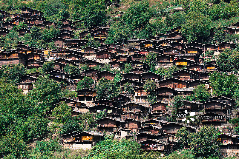 云南迪庆维西同乐古村落图片素材