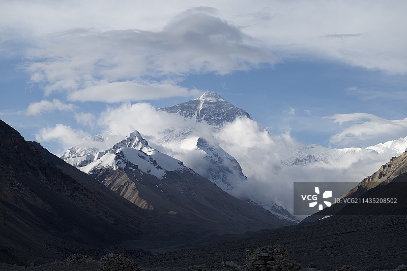珠穆朗玛峰图片素材