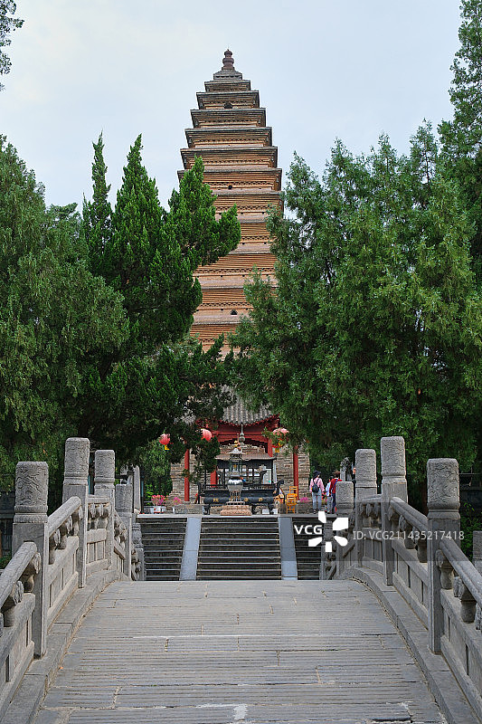 洛阳白马寺齐云塔院图片素材