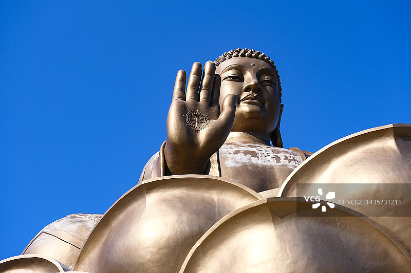吉林省敦化市六鼎山文化旅游区金鼎大佛图片素材