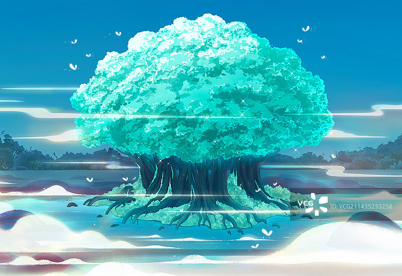 奇幻大树图片素材