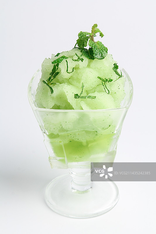 薄荷青提冰沙图片素材