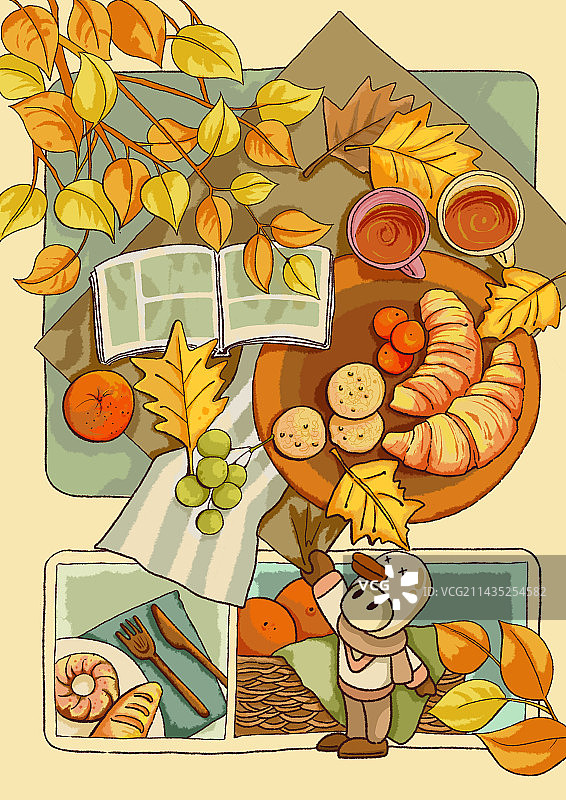 秋天露营图片素材