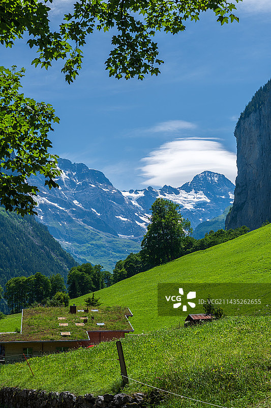 劳特布伦嫩 (Lauterbrunnen)图片素材