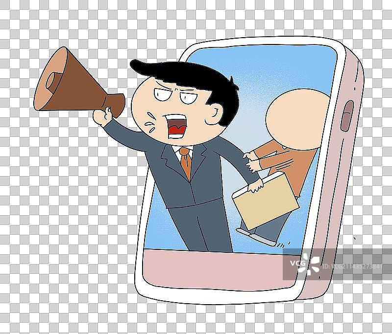 元素：网购促销人物图片素材