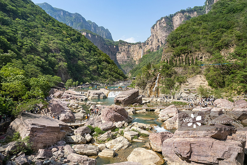 河南新乡太行山宝泉景区图片素材