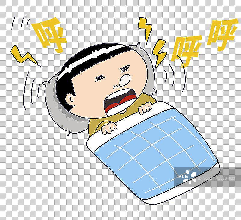 元素：大呼噜的人物图片素材