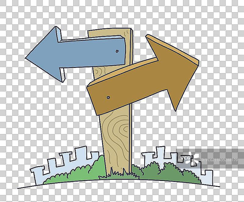 元素：选择的路牌图片素材