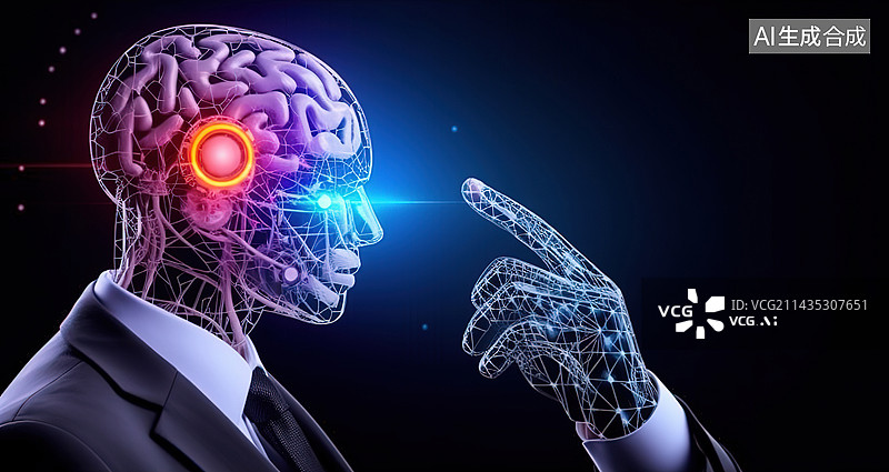 【AI数字艺术】人工智能机器人图片素材