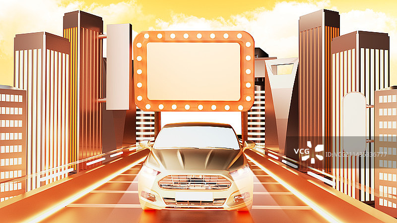 酷炫电商3D促销立体促销场景图片素材