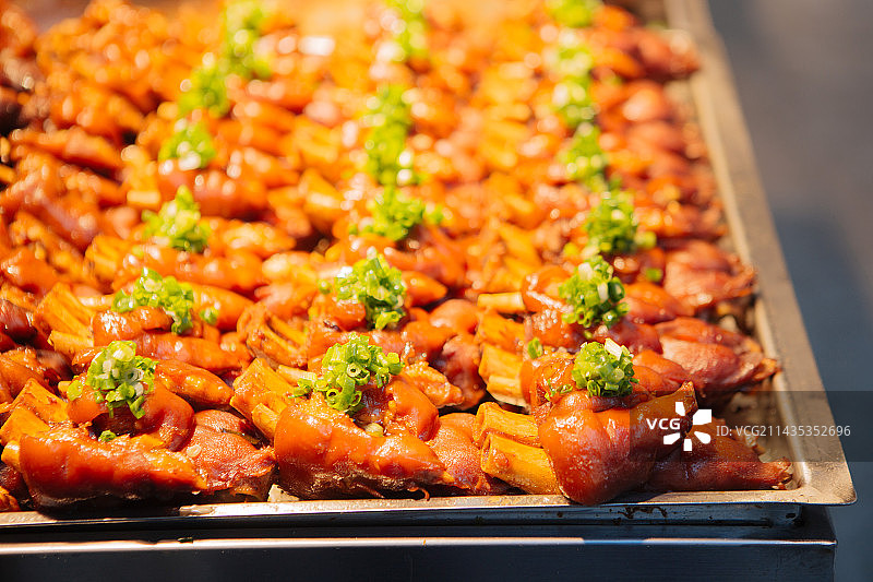 猪蹄小吃美食图片素材