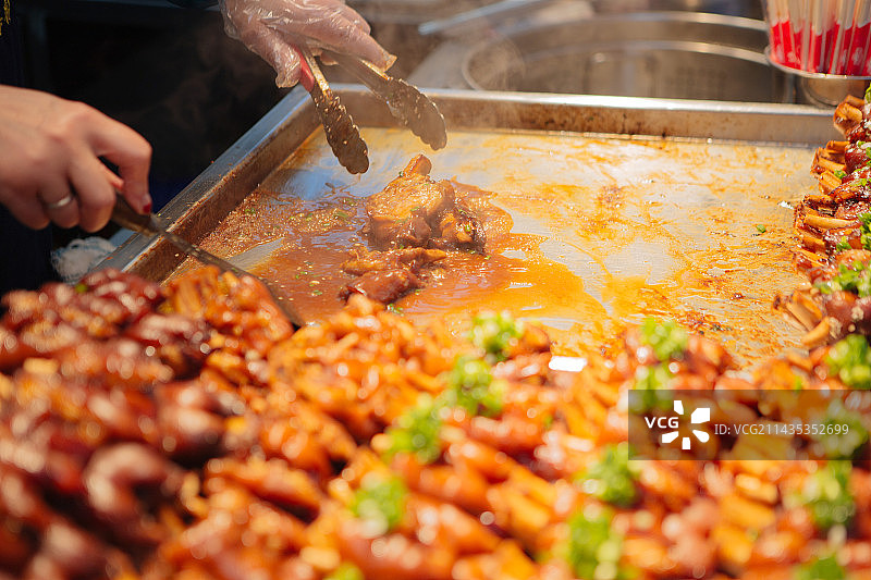 猪蹄小吃美食图片素材