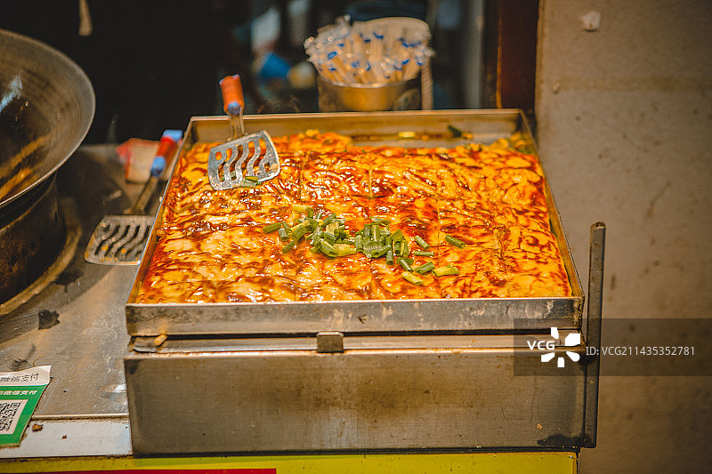 武汉户部巷豆皮街边小吃图片素材