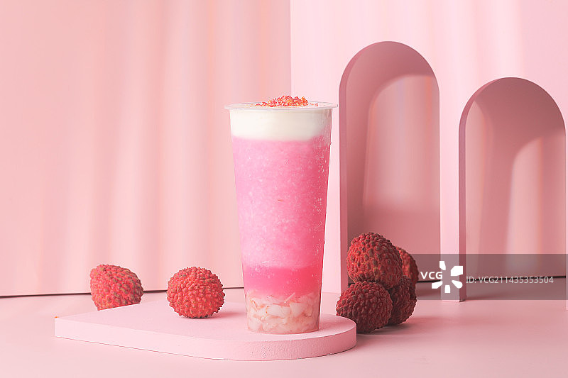 荔枝饮品图片素材